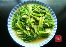 蒜香生菜的做法图解4