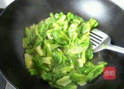 蒜香生菜的做法图解3