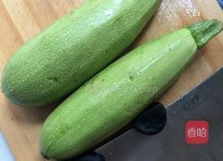 西葫芦酿肉的做法图解1