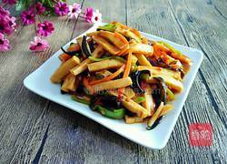 鱼香千页豆腐的做法图解8