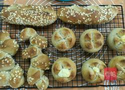 法式面包(法式长棍和麦穗法棍和奶油奶酪包)的做法图解13