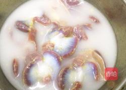 咸菜炒鸡胗花的做法图解2