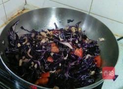 鸡丝紫甘蓝的做法图解5