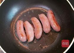 香煎台式香肠的做法图解3