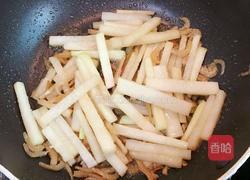 虾仁炒芥菜头的做法图解6