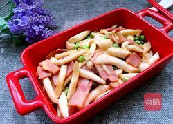 培根炒海鲜菇的做法图解10