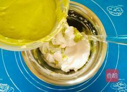 6寸抹茶酸奶戚风蛋糕的做法图解12