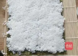 Illustration of how to make sushi 3