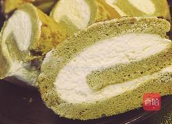 奶油抹茶瑞士卷的做法图解13