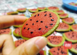 西瓜饼干的做法图解8