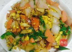 鸡蛋火腿炒洋葱的做法图解7