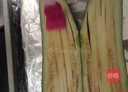 孜然蒜香烤茄子的做法图解3