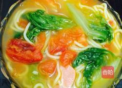 西红柿火腿面的做法图解4