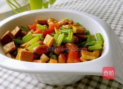 西芹花生拌香干的做法图解9