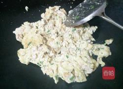 香葱肉末炒鸡蛋的做法图解3