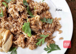 黑啤鸡腿烩饭的做法图解6