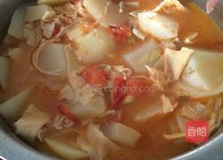 西红柿土豆炖豆皮的做法图解3