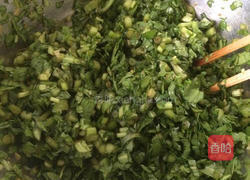 茼蒿丸子的做法图解4