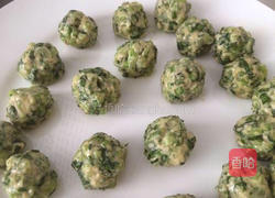 茼蒿丸子的做法图解6