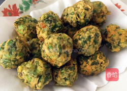 茼蒿丸子的做法图解9