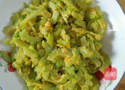 咸鸭蛋焗苦瓜的做法图解6