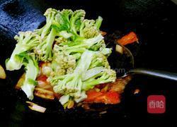 番茄烧花菜的做法图解9