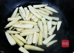 肉沫炒小玉米的做法图解4