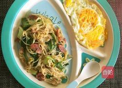 多彩时蔬炒面的做法图解3