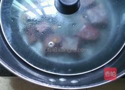 猪红焖韭菜的做法图解4