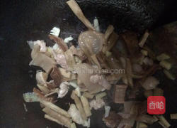 笋干肉丝的做法图解4