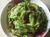 手撕茴子白（清炒）的做法[图]