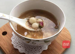 花生榛子酒酿圆子的做法图解5