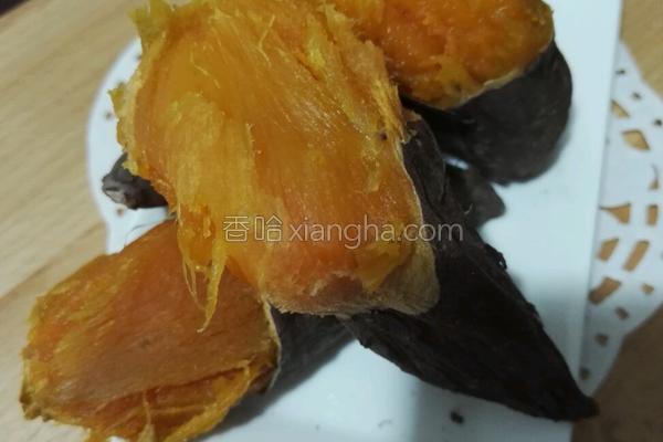 烤箱烤红薯