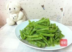 蒜香虹豆角的做法图解5