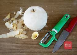 雪梨炖冰糖的做法图解3