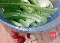 炝油菜的做法图解2