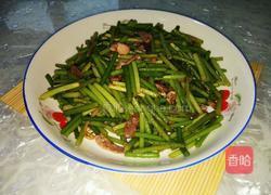 蒜苔炒肉的做法图解5