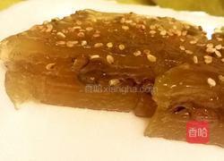 家乡(恩平红豆菱粉糍)的做法图解7