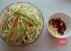 炝炒葫芦丝的做法图解2