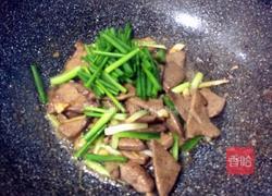大葱爆炒猪肝的做法图解8