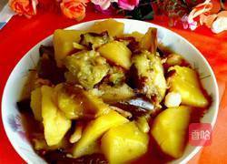 土豆炖茄子的做法图解5