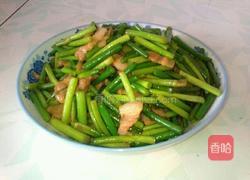 猪肉炒蒜苔的做法图解6