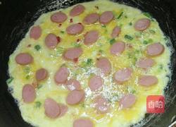 火腿鸡蛋饼的做法图解5