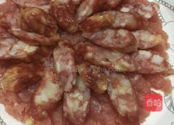 香肠肉本子蒸蛋的做法图解3