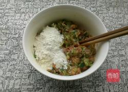 槐花肉末饼的做法图解6