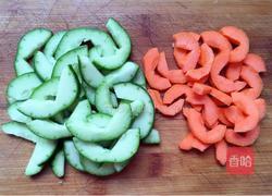 黄瓜炒虾仁的做法图解5