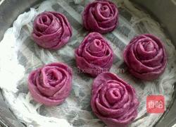 紫玫瑰馒头的做法图解10