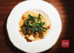 黑胡椒虾肉意大利面的做法图解7