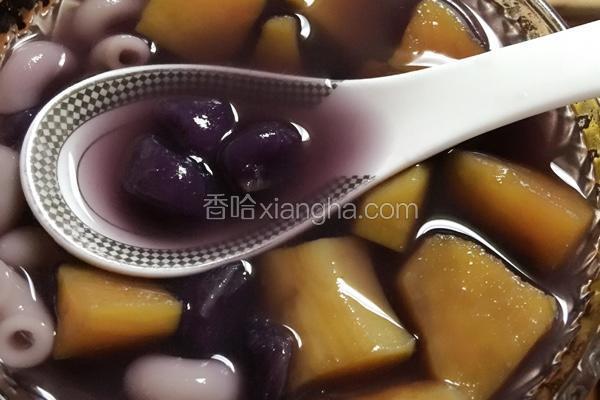 紫薯QQ甜汤