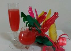 鲜榨西瓜汁的做法图解4